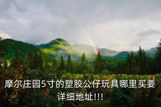 摩爾莊園5寸的塑膠公仔玩具哪里買要詳細(xì)地址!!!