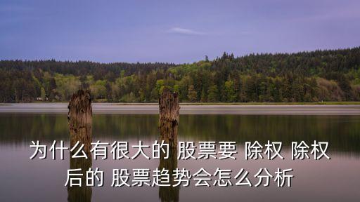 為什么有很大的 股票要 除權 除權后的 股票趨勢會怎么分析