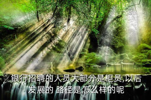 銀行發(fā)展路徑,銀行客戶(hù)經(jīng)理發(fā)展路徑