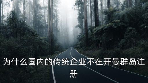 為什么國(guó)內(nèi)的傳統(tǒng)企業(yè)不在開(kāi)曼群島注冊(cè)