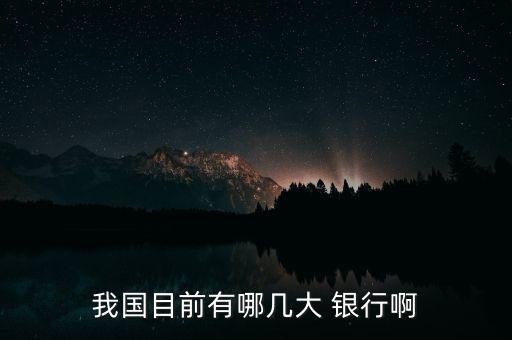 我國目前有哪幾大 銀行啊