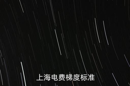  上海電費梯度標準
