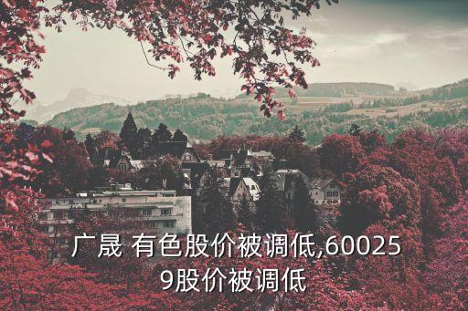 廣晟有色投資者動(dòng)態(tài)