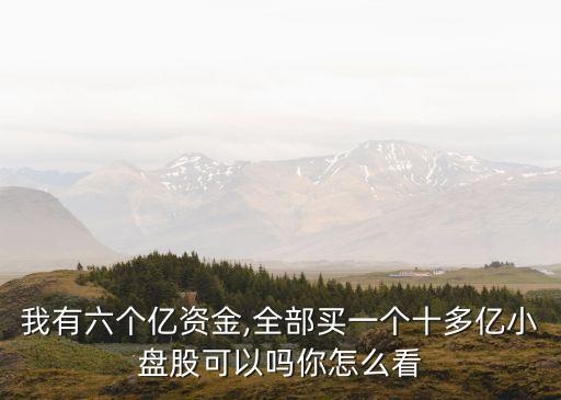 一個賬戶可以買億元的股票嗎