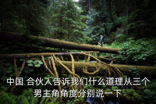 中國(guó) 合伙人告訴我們什么道理從三個(gè)男主角角度分別說一下