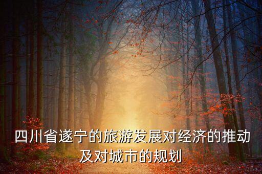  四川省遂寧的旅游發(fā)展對(duì)經(jīng)濟(jì)的推動(dòng)及對(duì)城市的規(guī)劃