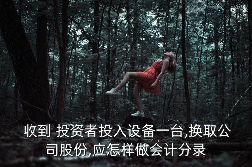  收到 投資者投入設備一臺,換取公司股份,應怎樣做會計分錄