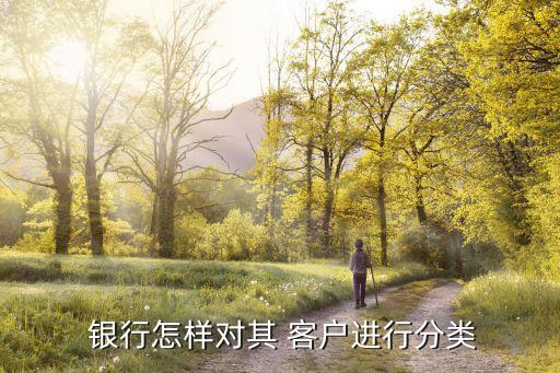  銀行怎樣對其 客戶進(jìn)行分類