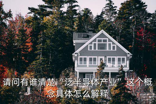 請(qǐng)問有誰清楚“泛半導(dǎo)體產(chǎn)業(yè)”這個(gè)概念具體怎么解釋