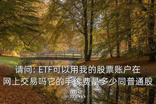 指數(shù)基金與ETF基金費(fèi)用,etf基金交易規(guī)則及費(fèi)用