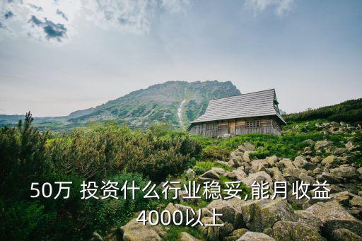 50萬(wàn) 投資什么行業(yè)穩(wěn)妥,能月收益4000以上