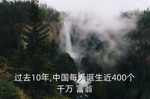 中國(guó)千萬(wàn)富翁的人數(shù)