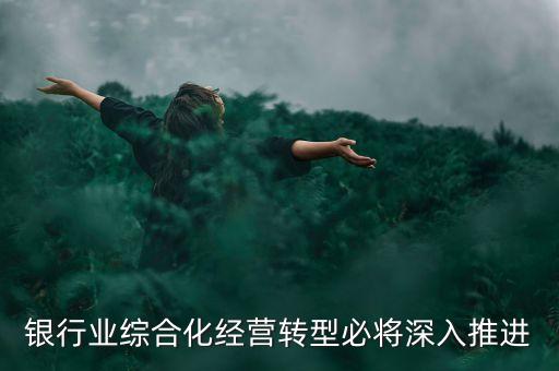 銀行業(yè)綜合化經(jīng)營轉(zhuǎn)型必將深入推進(jìn)