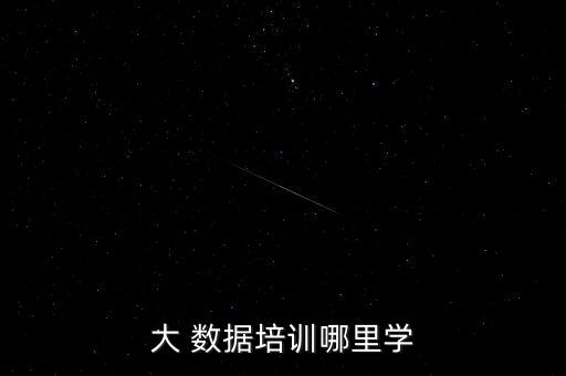 大 數(shù)據(jù)培訓(xùn)哪里學(xué)