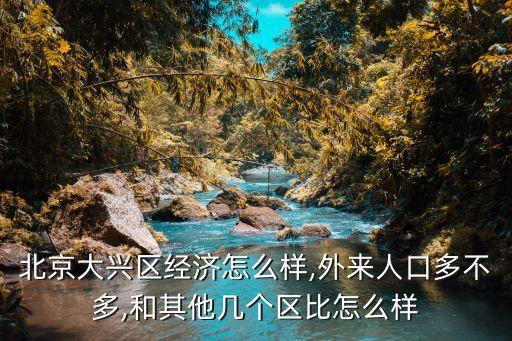 北京大興區(qū)經(jīng)濟(jì)怎么樣,外來(lái)人口多不多,和其他幾個(gè)區(qū)比怎么樣