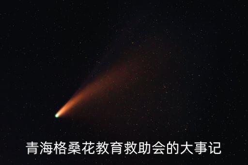 青海格桑花教育救助會(huì)的大事記