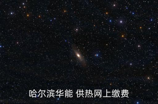 哈爾濱華能 供熱網(wǎng)上繳費