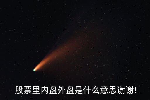  股票里內(nèi)盤(pán)外盤(pán)是什么意思謝謝!