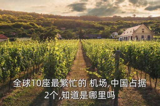 全球10座最繁忙的 機(jī)場,中國占據(jù)2個(gè),知道是哪里嗎