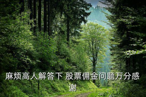 股票手續(xù)費萬分之六,股票收取多少手續(xù)費