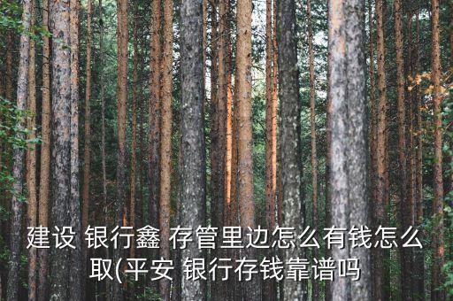 建設(shè) 銀行鑫 存管里邊怎么有錢怎么取(平安 銀行存錢靠譜嗎