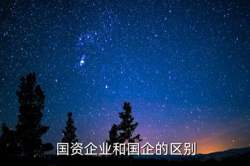  國(guó)資企業(yè)和國(guó)企的區(qū)別