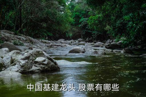中國基建龍頭 股票有哪些