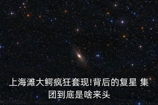上海灘大鱷瘋狂套現(xiàn)!背后的復(fù)星 集團到底是啥來頭