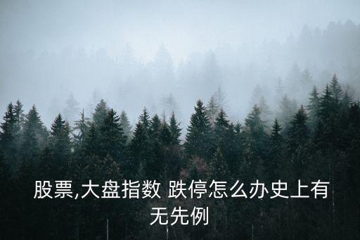  股票,大盤(pán)指數(shù) 跌停怎么辦史上有無(wú)先例