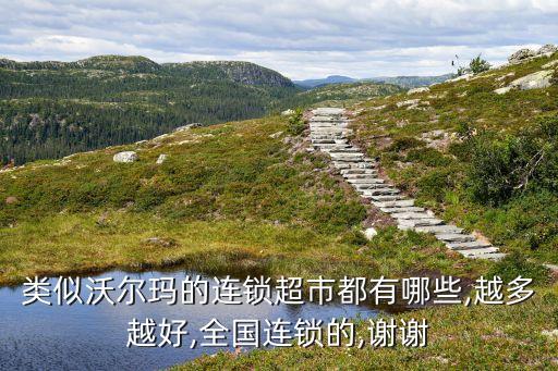類似沃爾瑪的連鎖超市都有哪些,越多越好,全國連鎖的,謝謝