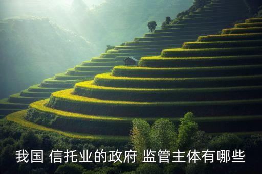 負責(zé)對信托公司進行監(jiān)管的機構(gòu)是,信托公司受什么機構(gòu)監(jiān)管
