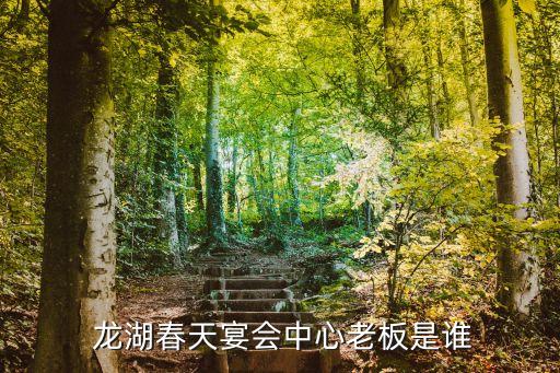  龍湖春天宴會中心老板是誰