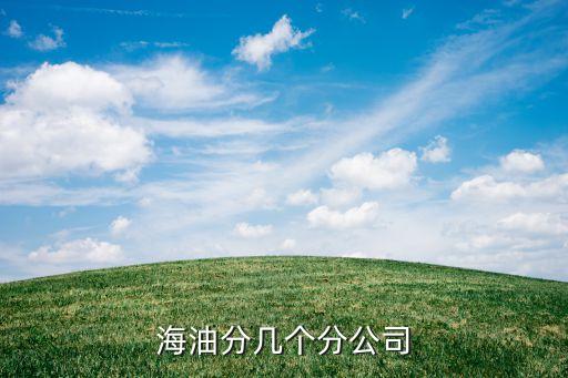 海油分幾個分公司