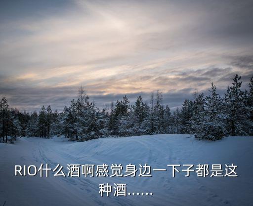 RIO什么酒啊感覺(jué)身邊一下子都是這種酒……
