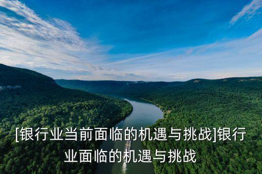 [銀行業(yè)當(dāng)前面臨的機遇與挑戰(zhàn)]銀行業(yè)面臨的機遇與挑戰(zhàn)