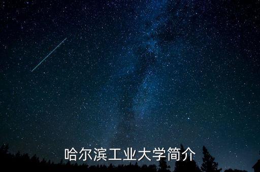 哈爾濱工業(yè)大學(xué)簡(jiǎn)介