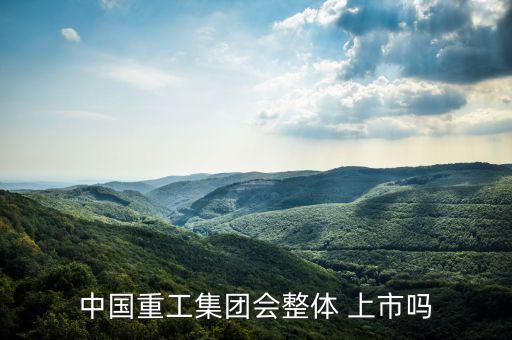 中國重工集團(tuán)會整體 上市嗎
