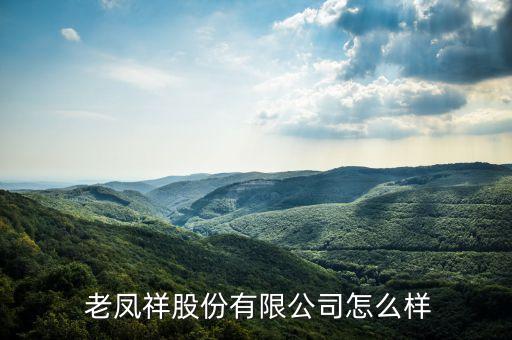  老鳳祥股份有限公司怎么樣
