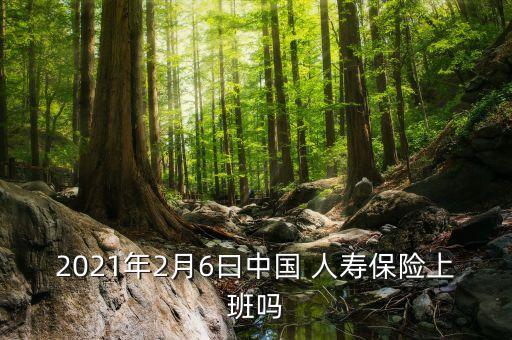 2021年2月6曰中國 人壽保險(xiǎn)上班嗎