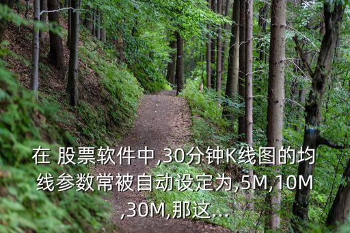 在 股票軟件中,30分鐘K線圖的均線參數(shù)常被自動設定為,5M,10M,30M,那這...