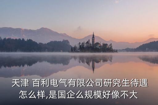 天津 百利電氣有限公司研究生待遇怎么樣,是國(guó)企么規(guī)模好像不大