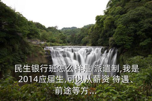  民生銀行班怎么樣是 派遣制,我是2014應屆生,可以從薪資 待遇、前途等方...