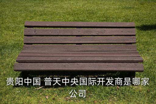 貴陽中國 普天中央國際開發(fā)商是哪家公司