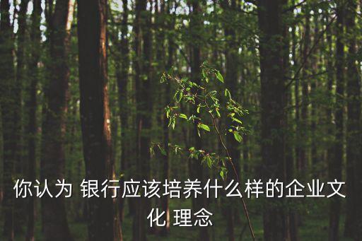 銀行先進(jìn)發(fā)展理念,銀行發(fā)展理念宣傳語