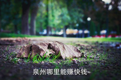泉州哪里能賺快錢