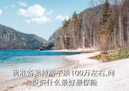 我準備賣掉房子湊100萬左右,問 投資什么最好最保險