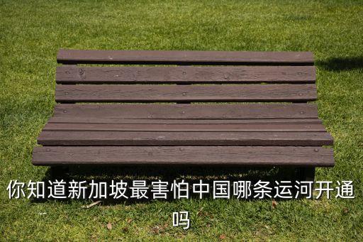 你知道新加坡最害怕中國(guó)哪條運(yùn)河開(kāi)通嗎
