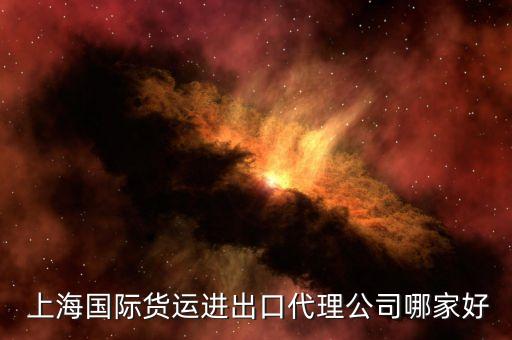  上海國際貨運(yùn)進(jìn)出口代理公司哪家好