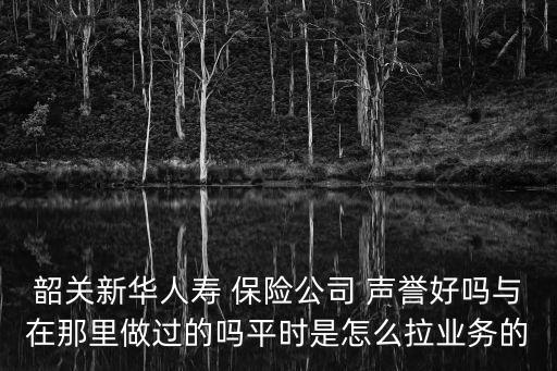 韶關(guān)新華人壽 保險公司 聲譽好嗎與在那里做過的嗎平時是怎么拉業(yè)務(wù)的
