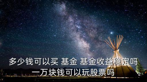 多少錢可以買 基金 基金收益穩(wěn)定嗎一萬塊錢可以玩股票嗎